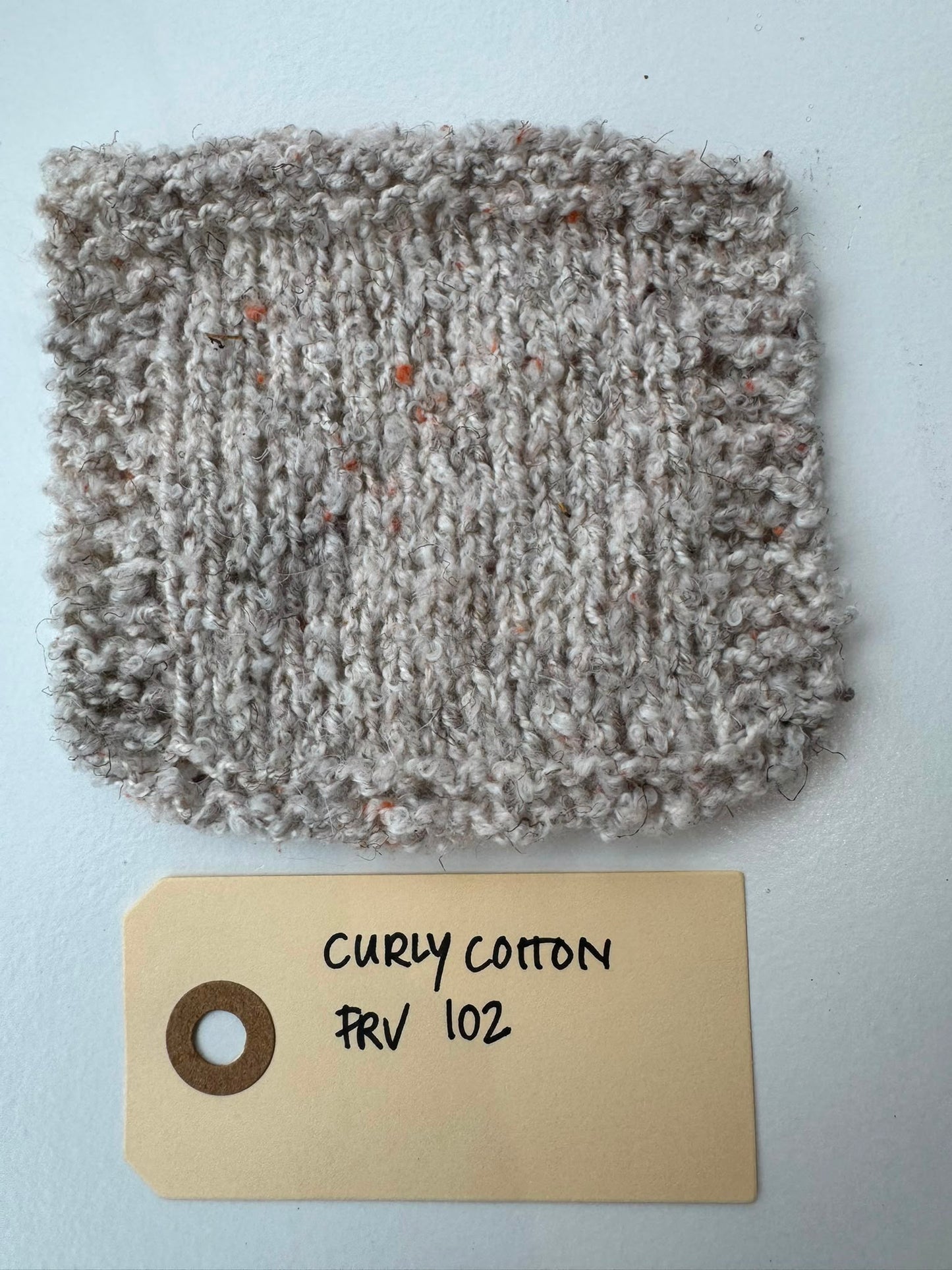 Plain Yoke Tee 19 garnkit [Curly Cotton]