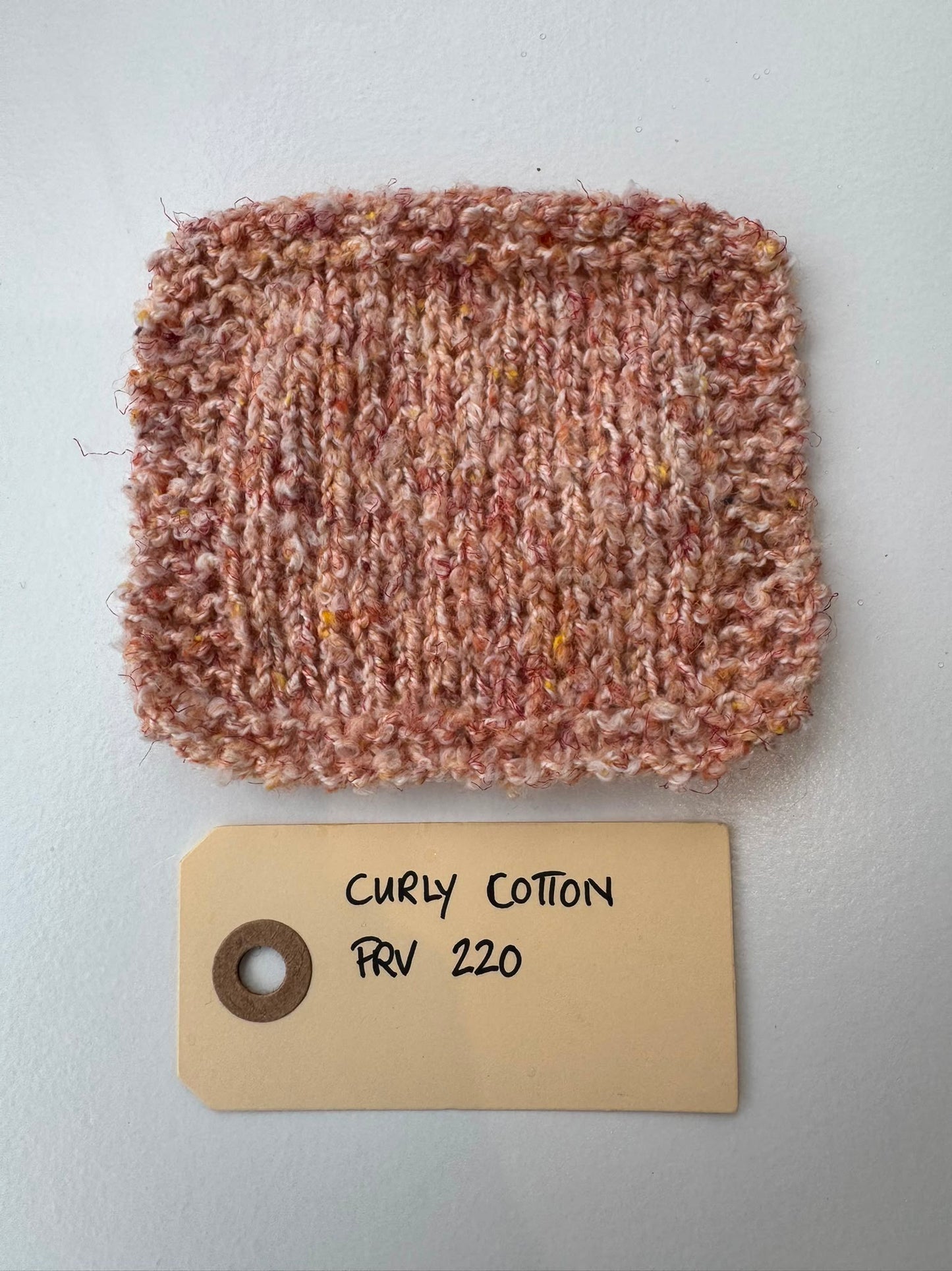 Plain Yoke Tee 19 garnkit [Curly Cotton]