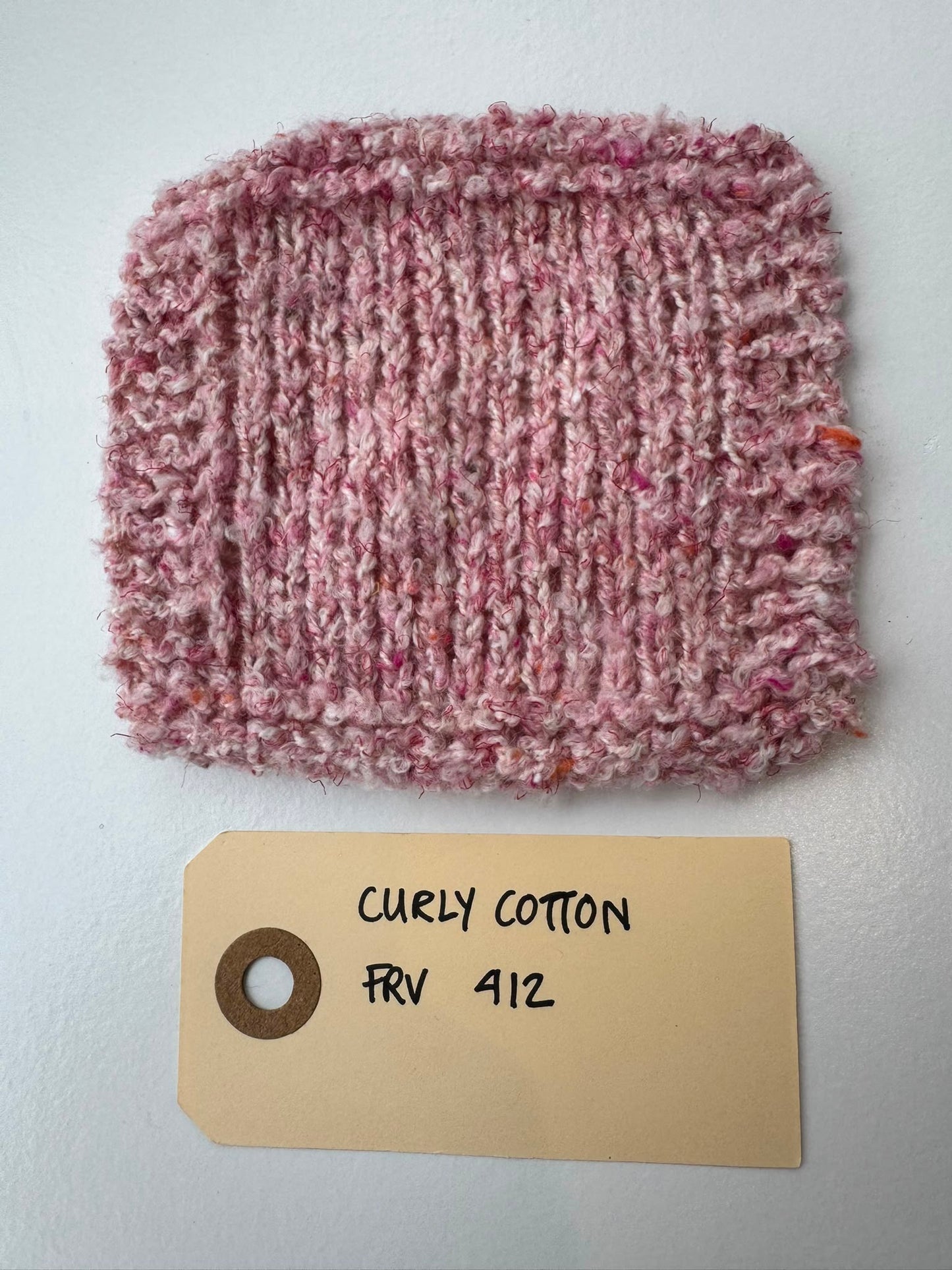 Plain Yoke Tee 19 garnkit [Curly Cotton]
