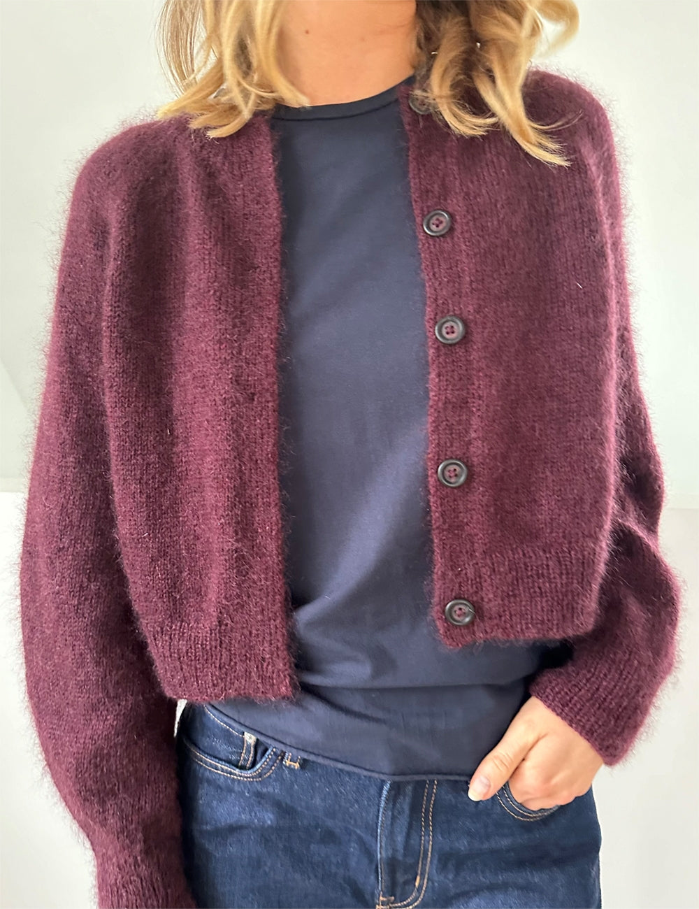 Darcy Cardigan garnkit [Highland/Silk mohair]