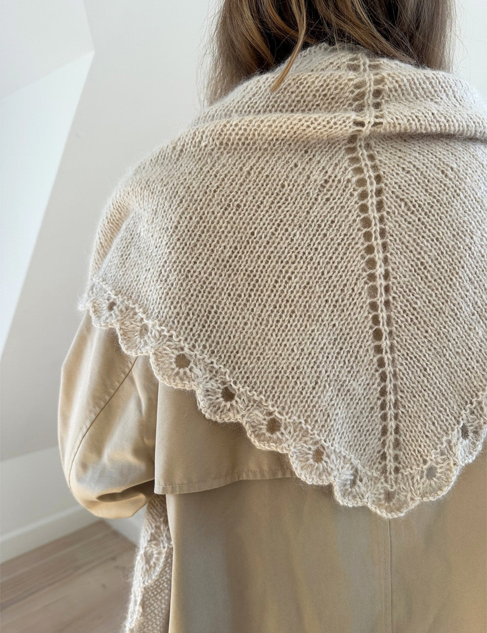 Ellie Shawl garnkit [Isager Silk mohair/Alpakka følgetråd]