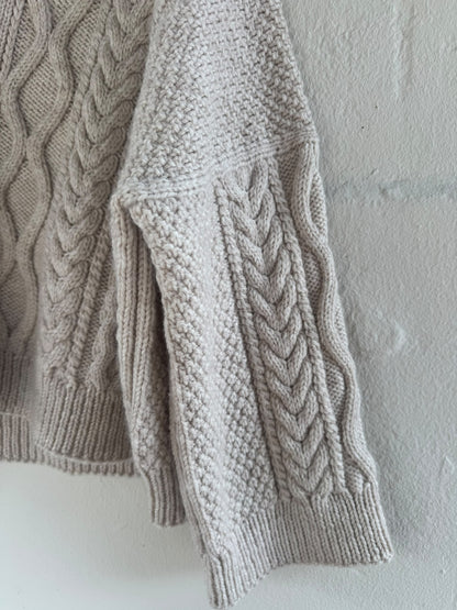 Fisherman Cardigan garnkit [Peruvian]