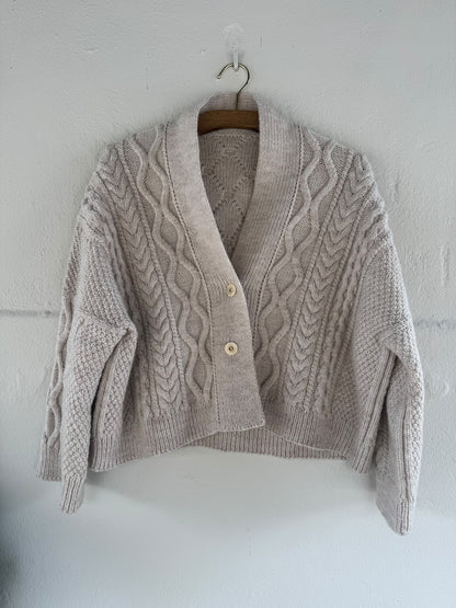 Fisherman Cardigan garnkit [Peruvian]