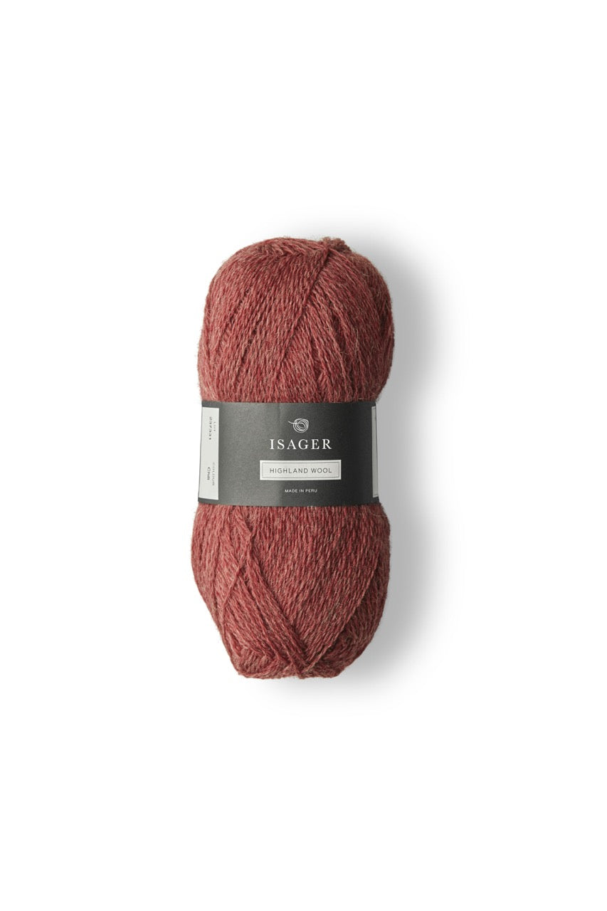 Highland Wool - farve CHILI