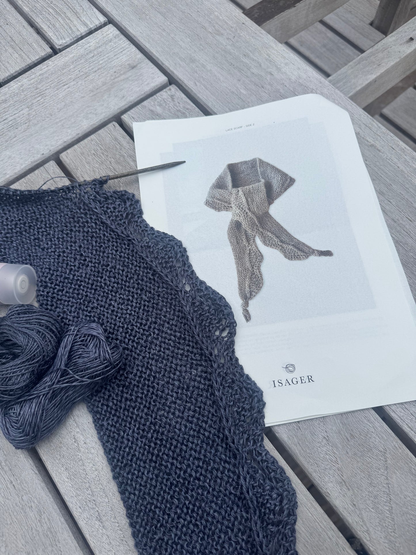 Lace scarf garnkit [sommerversion]