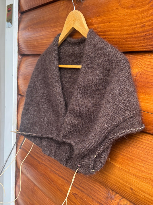 Fold Wrap garnkit [Alpaca 3/Isager Silk mohair]