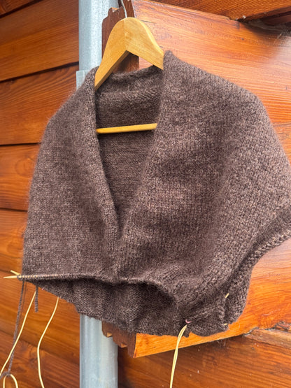 Fold Wrap garnkit [Alpaca 3/Isager Silk mohair]