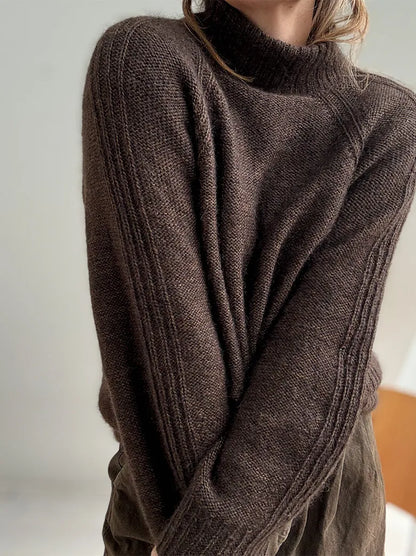 LANE_LOOP_HIGHNECK garnkit [Merilin/Isager Silk mohair]