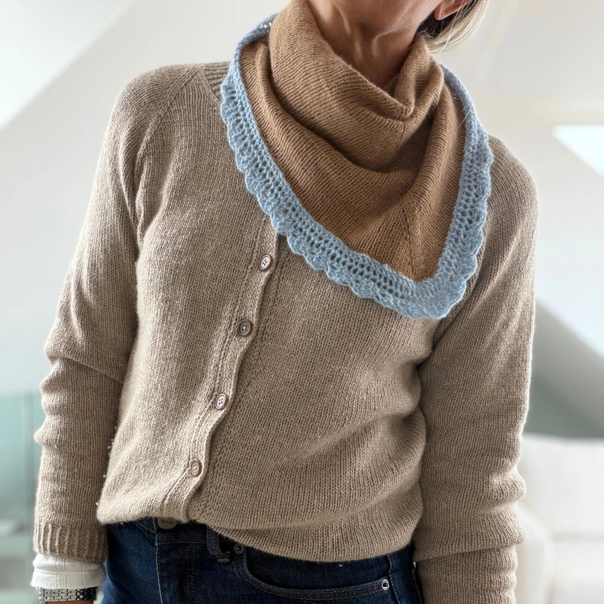 Lucy Lace Scarf garnkit [Sandnes Cashmere]