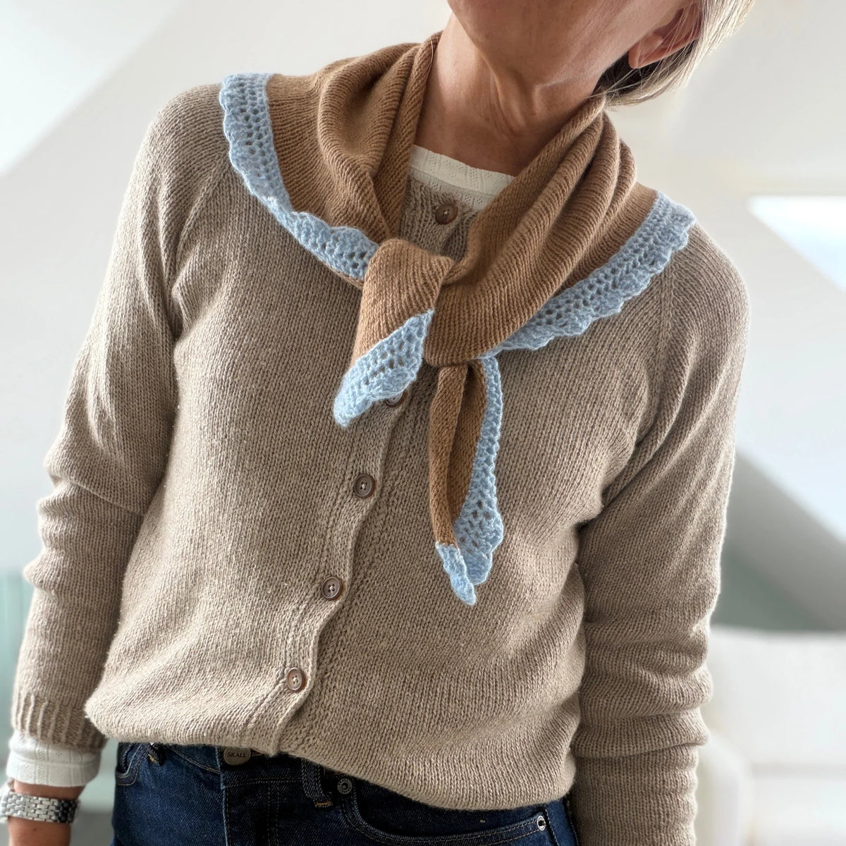 Lucy Lace Scarf garnkit [Sandnes Cashmere]