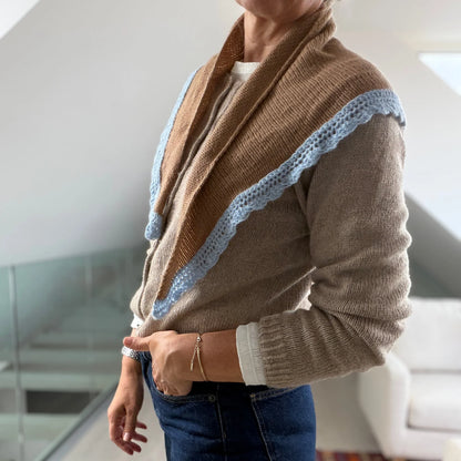Lucy Lace Scarf garnkit [Sandnes Cashmere]