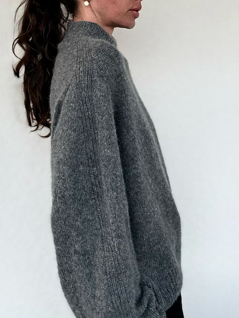 Mock Neck Pullover - vælg farve [Cashmere Kumula]