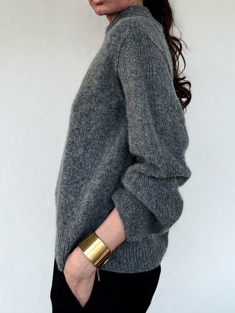 Mock Neck Pullover - vælg farve [Cashmere Kumula]