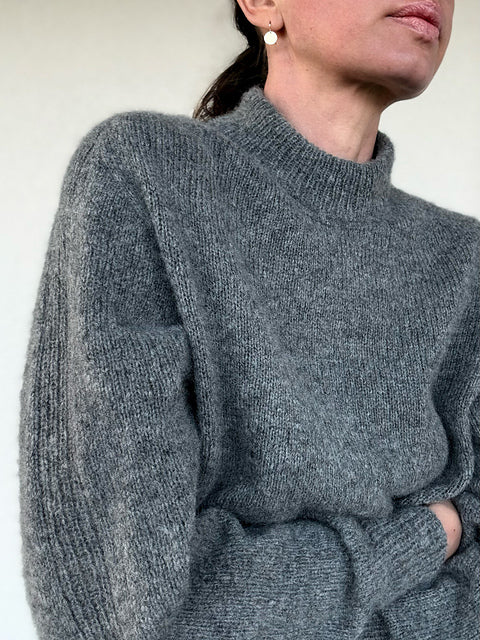 Mock Neck Pullover - vælg farve [Cashmere Kumula]