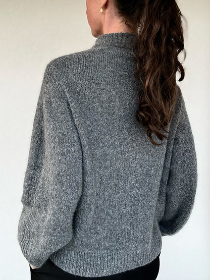 Mock Neck Pullover - vælg farve [Cashmere Kumula]