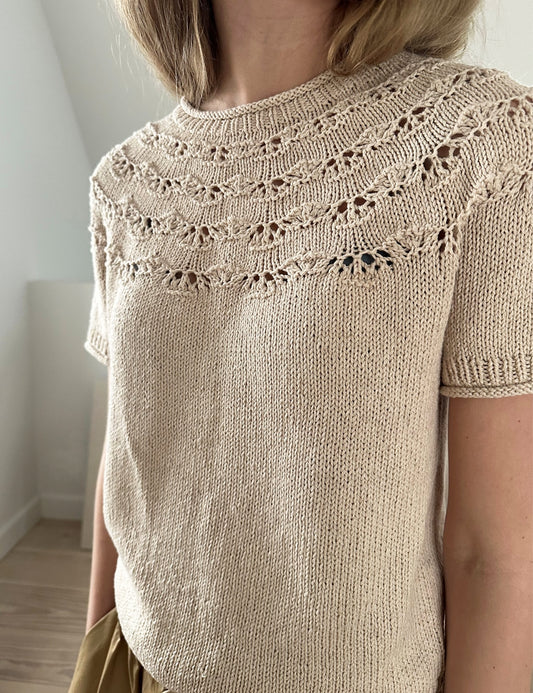 Noomi Tee garnpakke - vælg farve [Line]