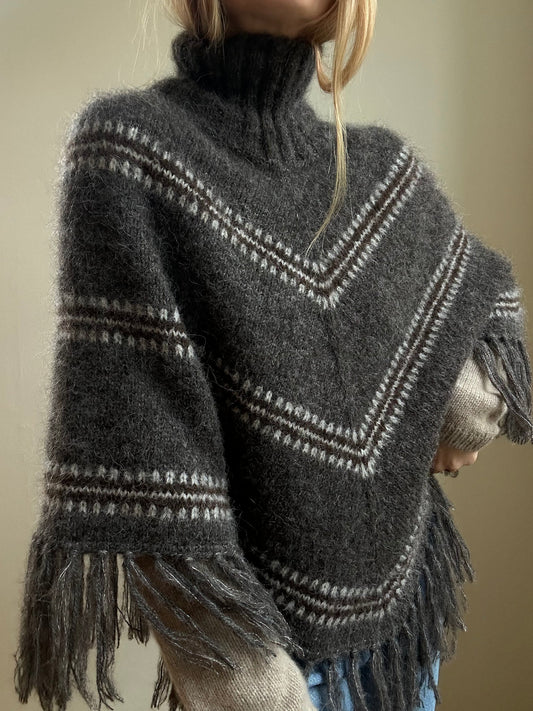 Norma Poncho garnkit [Isager Soft Fine/Tvinni]