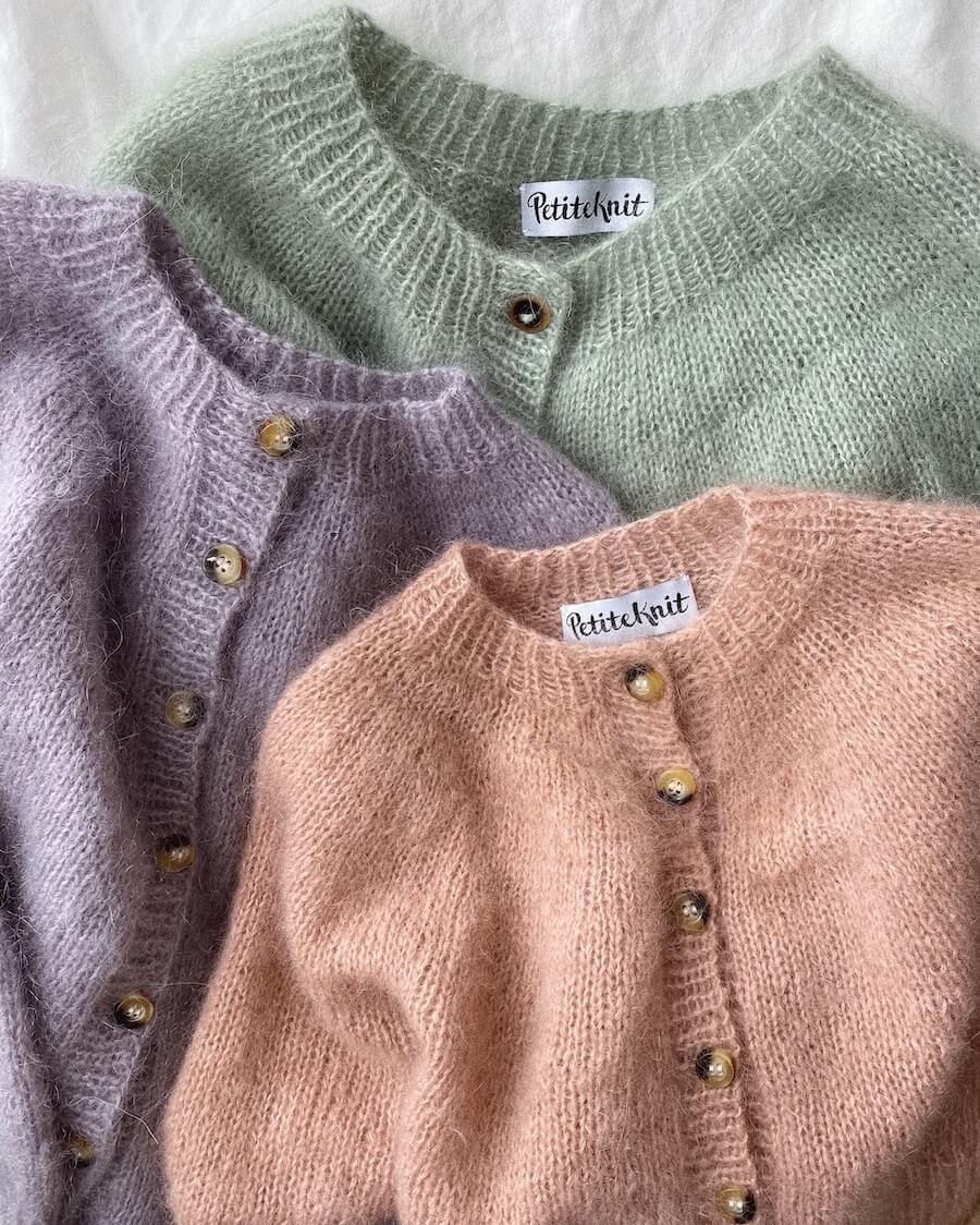 Novice Cardigan garnpakke  - vælg farve [Luksus i Prime]