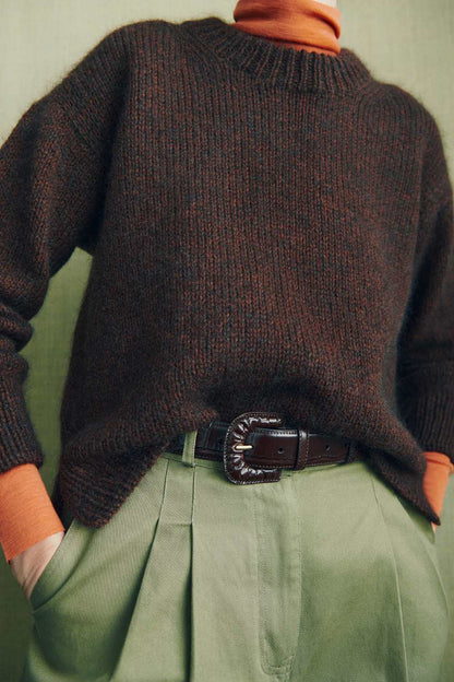 Otti Sweater garnkit [Isager Jensen/Isager Silk mohair]