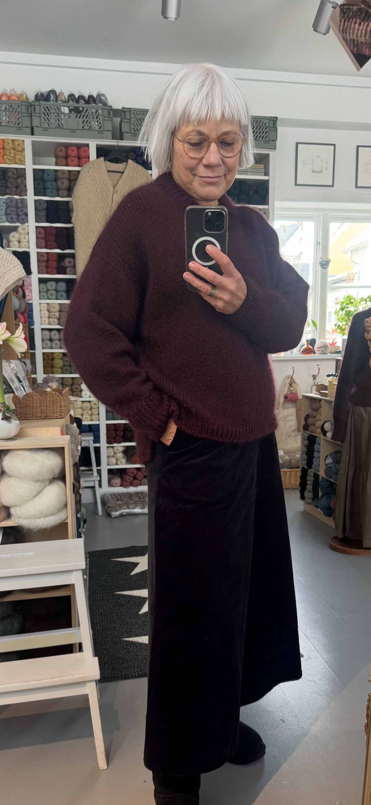 Otti Sweater garnkit [Isager Jensen/Isager Silk mohair]