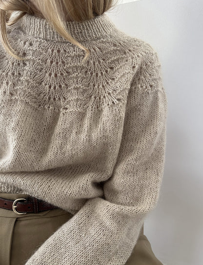 Peacock Jumper garnkit [Tynn Peer Gynt/Isager Silk mohair]