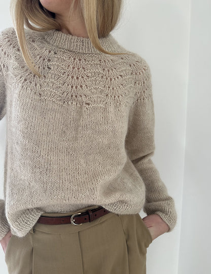 Peacock Jumper garnkit [Tynn Peer Gynt/Isager Silk mohair]