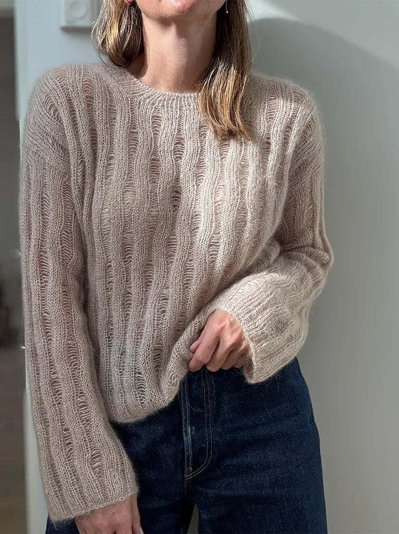 RIPPLE_LOOP_SWEATER garnkit [Silk mohair Isager]