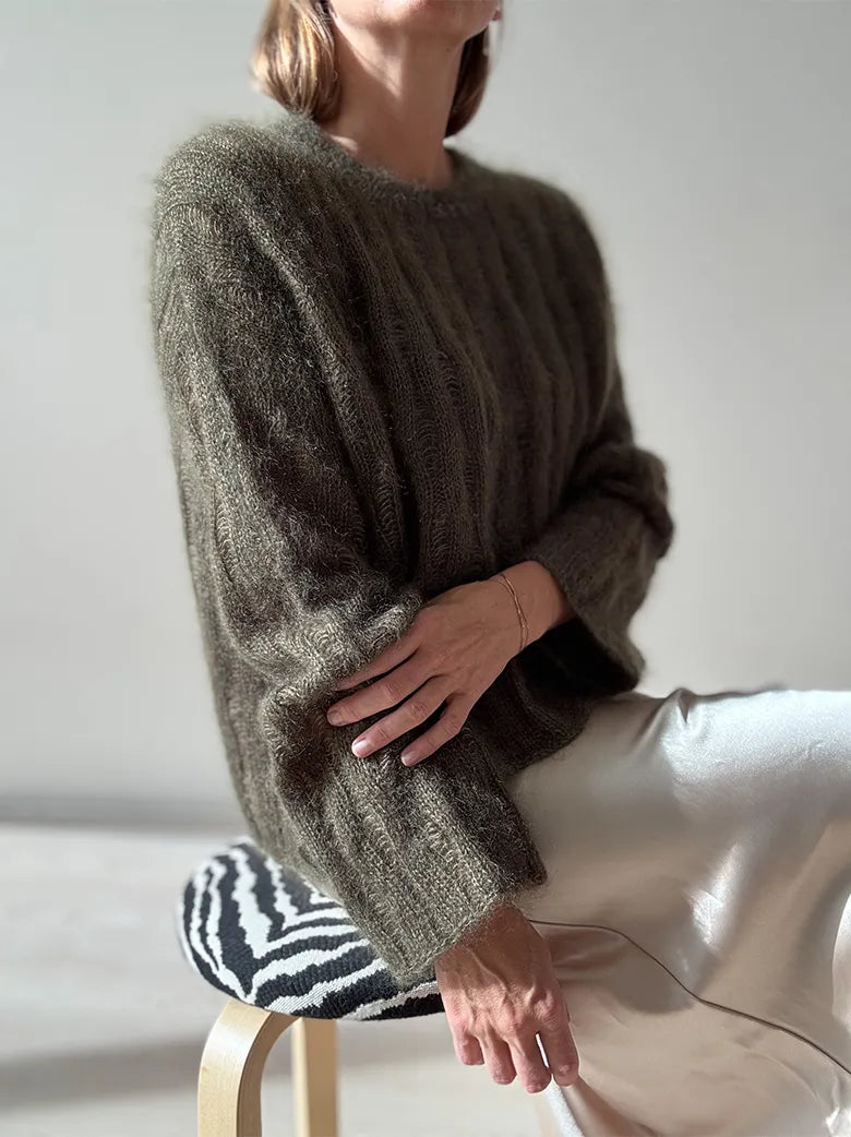 RIPPLE_LOOP_SWEATER garnkit [Silk mohair Isager]