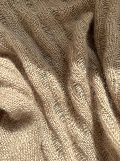 RIPPLE_LOOP_SWEATER garnkit [Silk mohair Isager]