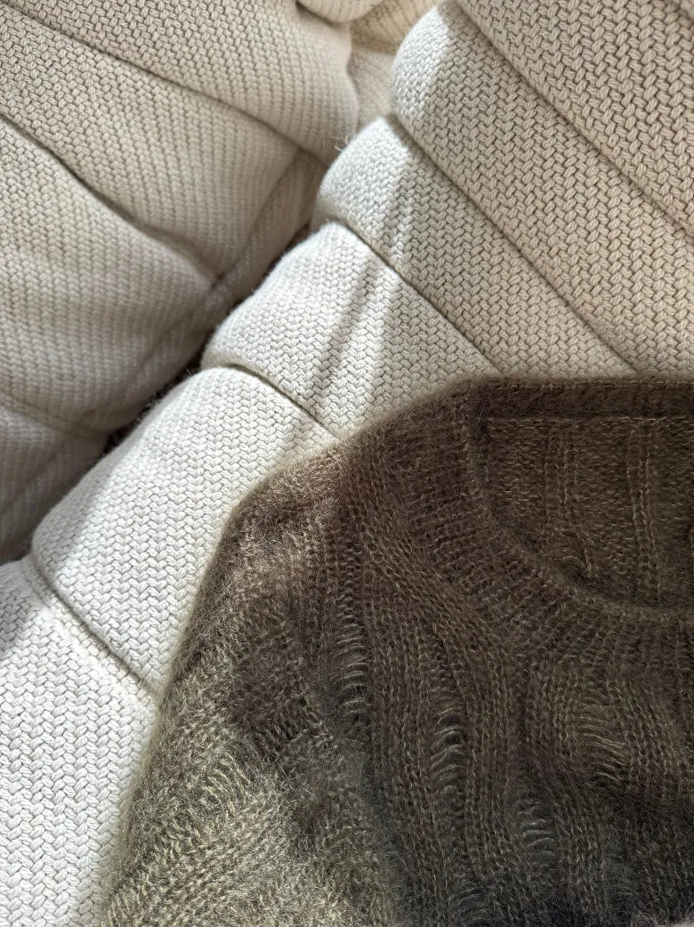 RIPPLE_LOOP_SWEATER garnkit [Silk mohair Isager]