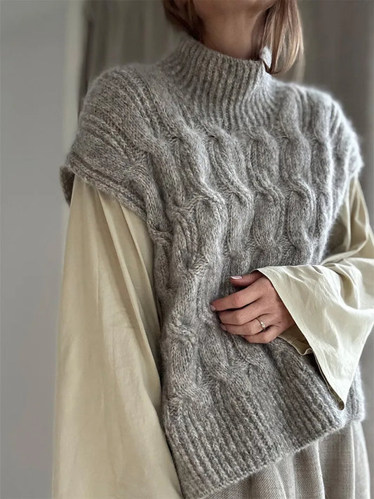 Rotate_Loop_Vest garnkit [Isager Soft/Isager Silk mohair]