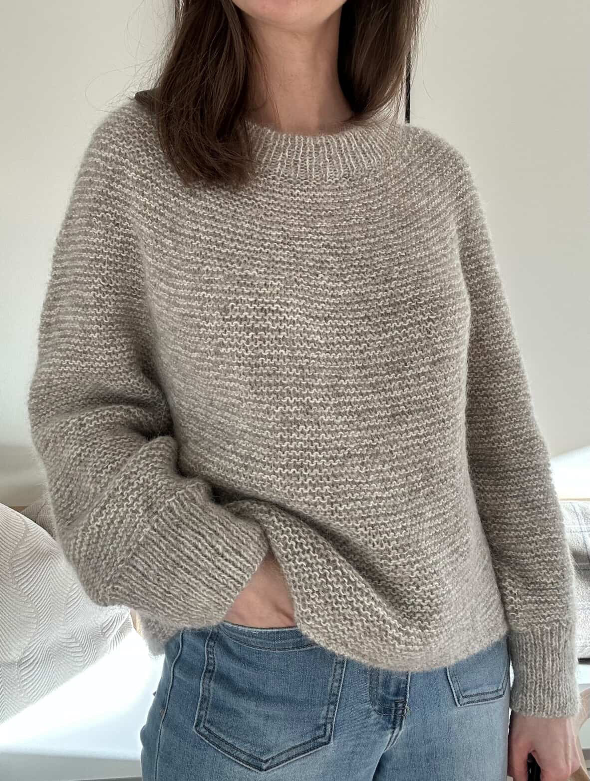 Simply Me Sweater garnkit [Isager Tweed/Isager Soft Fine]