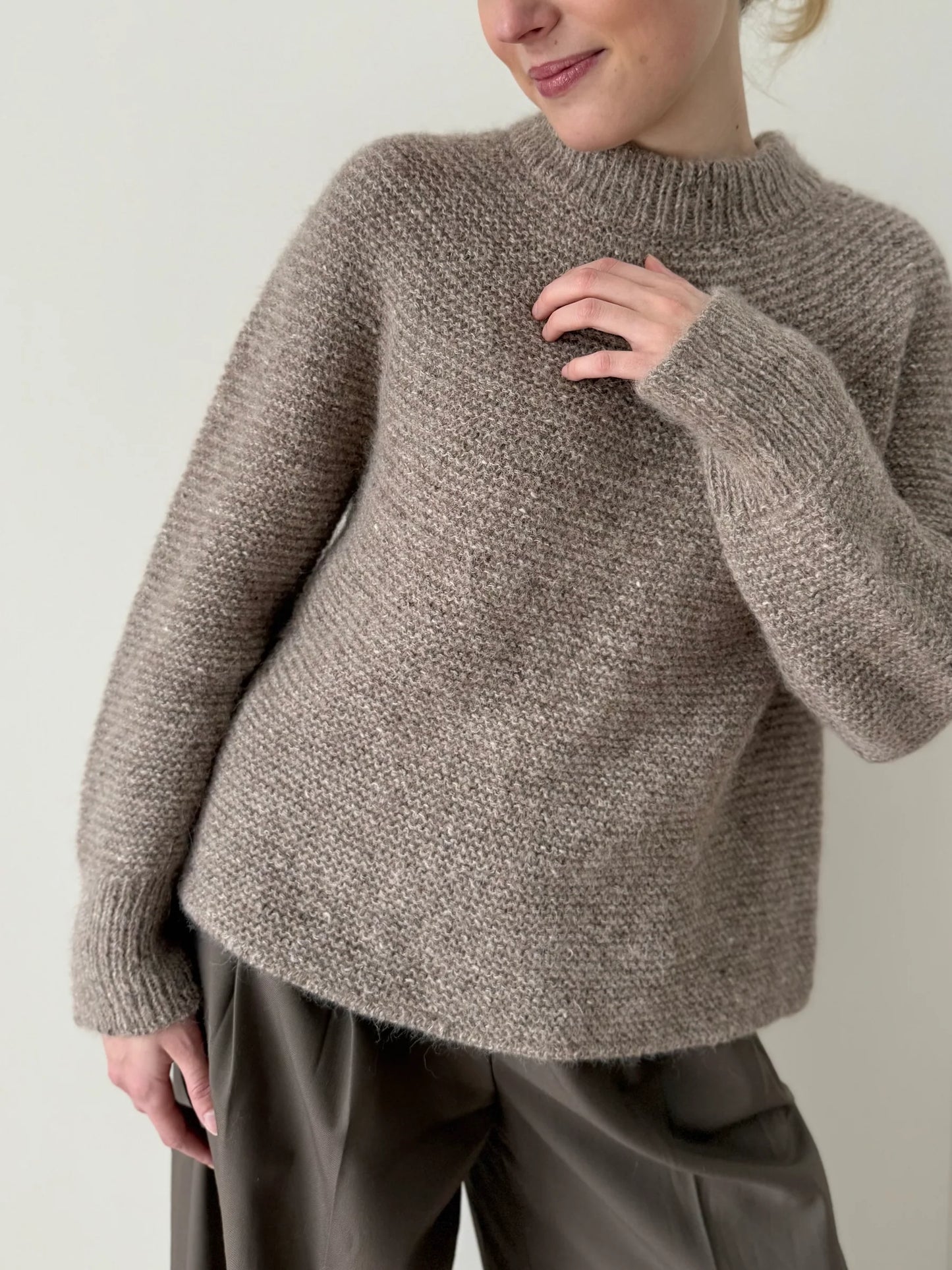 Simply Me Sweater garnkit [Isager Tweed/Isager Soft Fine]