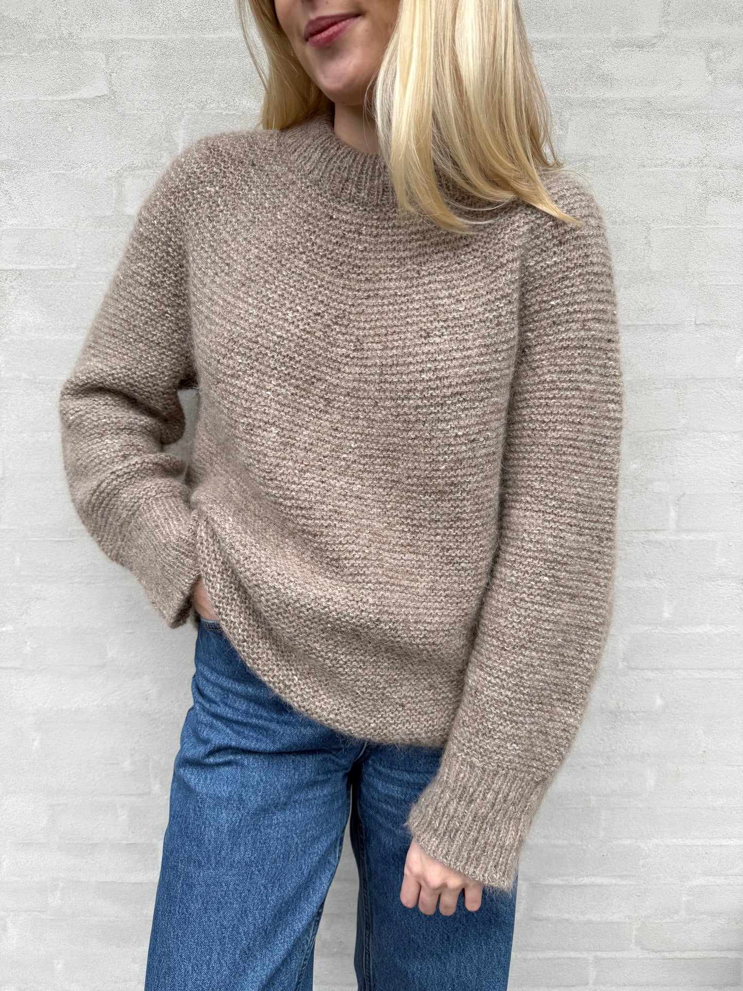 Simply Me Sweater garnkit [Isager Tweed/Isager Soft Fine]