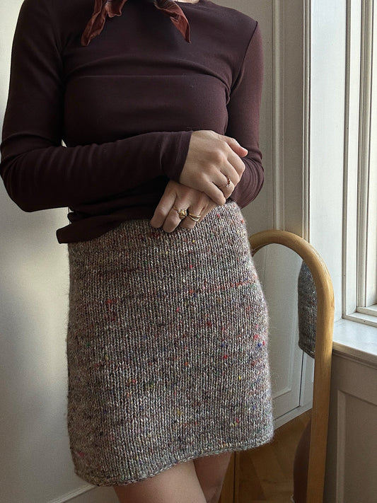Skirt no. 1 garnkit [Aran Tweed/Isager Silk mohair]