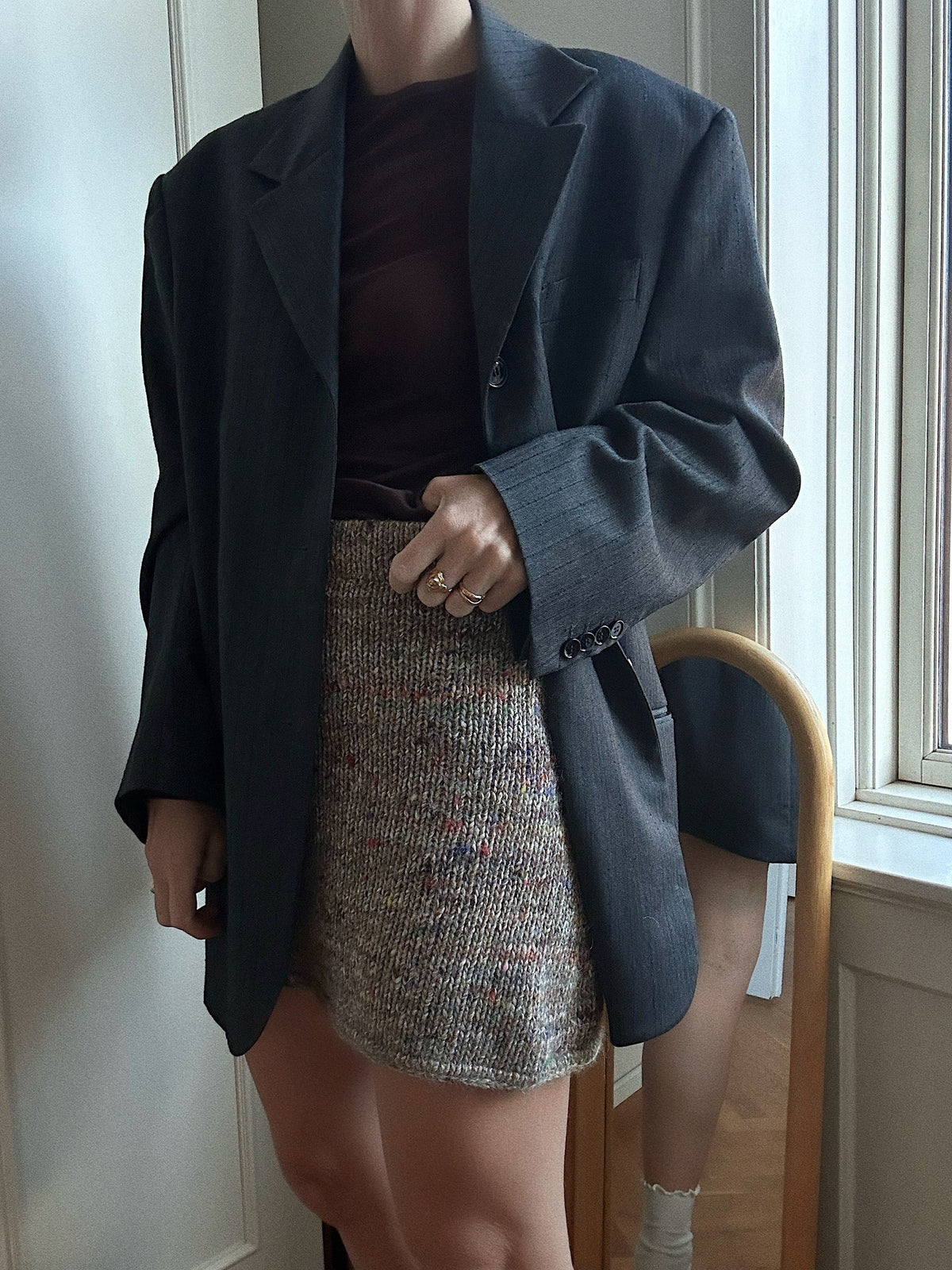 Skirt no. 1 garnkit [Aran Tweed/Isager Silk mohair]
