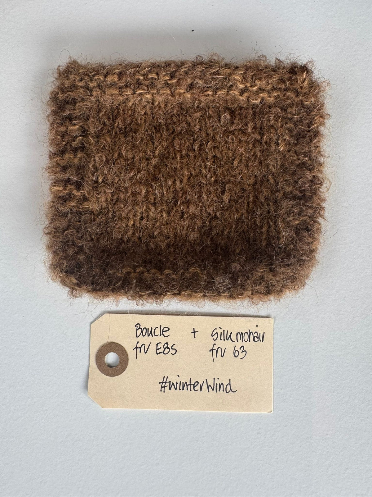 Winter Wind garnkit [Isager Bouclé/Isager Silk mohair]