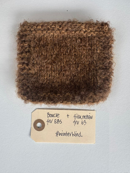 Winter Wind garnkit [Isager Bouclé/Isager Silk mohair]