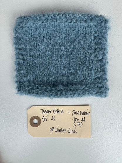 Winter Wind garnkit [Isager Bouclé/Isager Silk mohair]