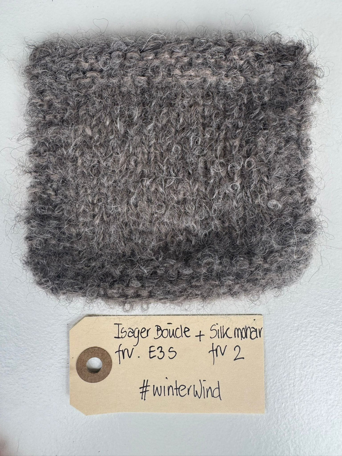 Winter Wind garnkit [Isager Bouclé/Isager Silk mohair]