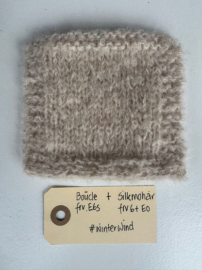 Winter Wind garnkit [Isager Bouclé/Isager Silk mohair]
