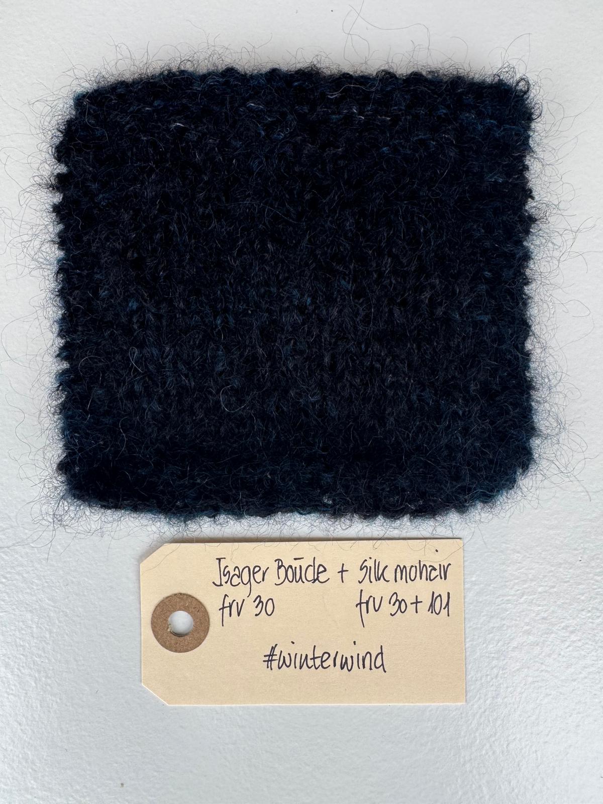 Winter Wind garnkit [Isager Bouclé/Isager Silk mohair]