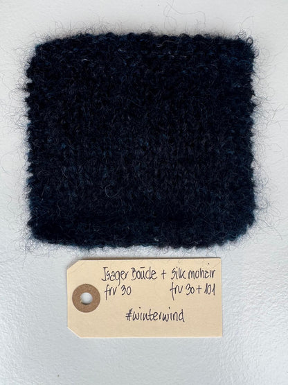 Winter Wind garnkit [Isager Bouclé/Isager Silk mohair]