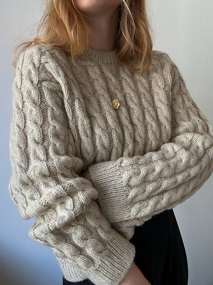 Sweater No. 29 garnkit [Isager Jensen/Isager Silk mohair]