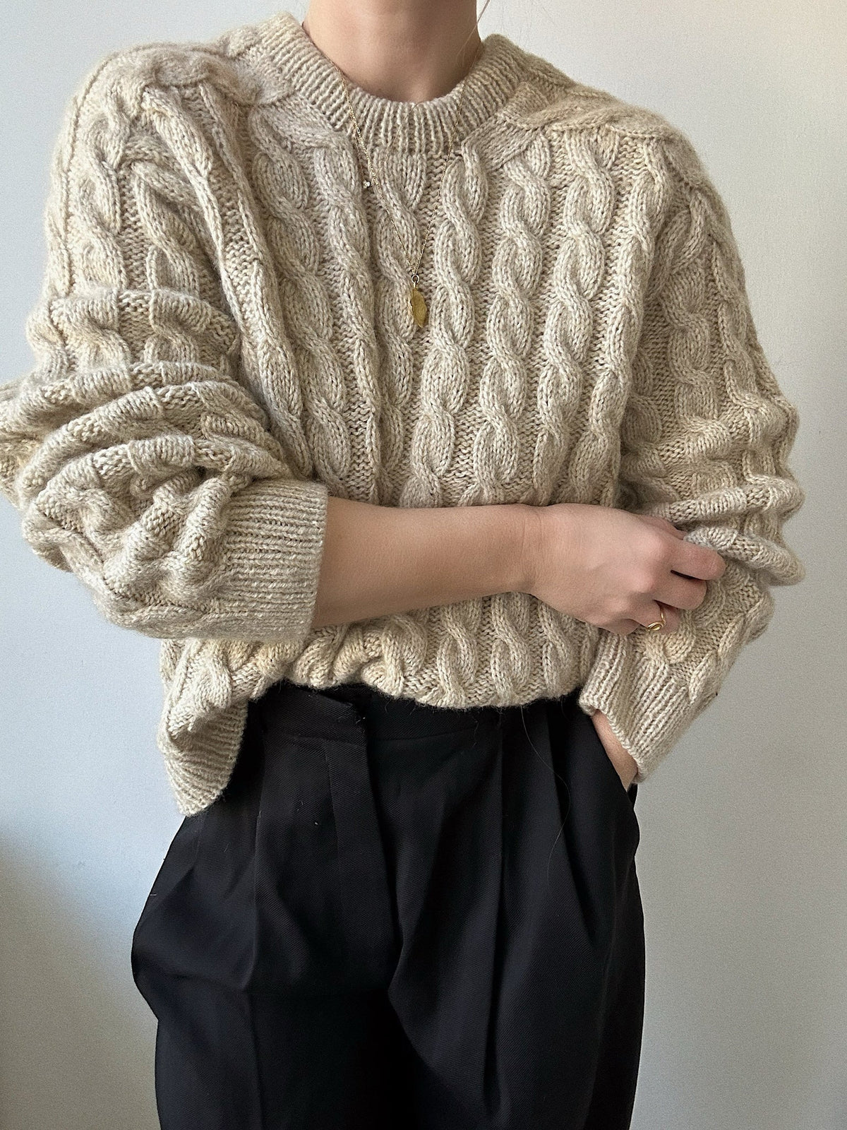 Sweater No. 29 garnkit [Isager Jensen/Isager Silk mohair]