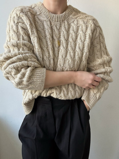 Sweater No. 29 garnkit [Isager Jensen/Isager Silk mohair]