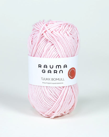 Tjukk Bomull frv 321 LYS ROSA