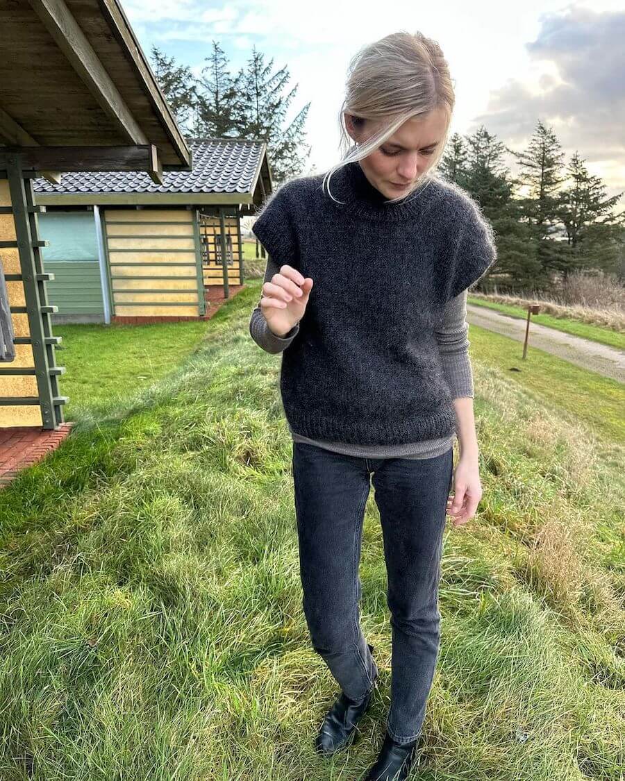 Weekend Slipover garnkit [Håndværksgarn/Isager Silk mohair]