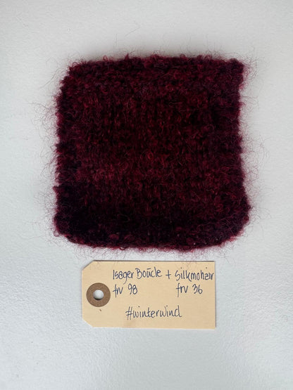 Winter Wind garnkit [Isager Bouclé/Isager Silk mohair]