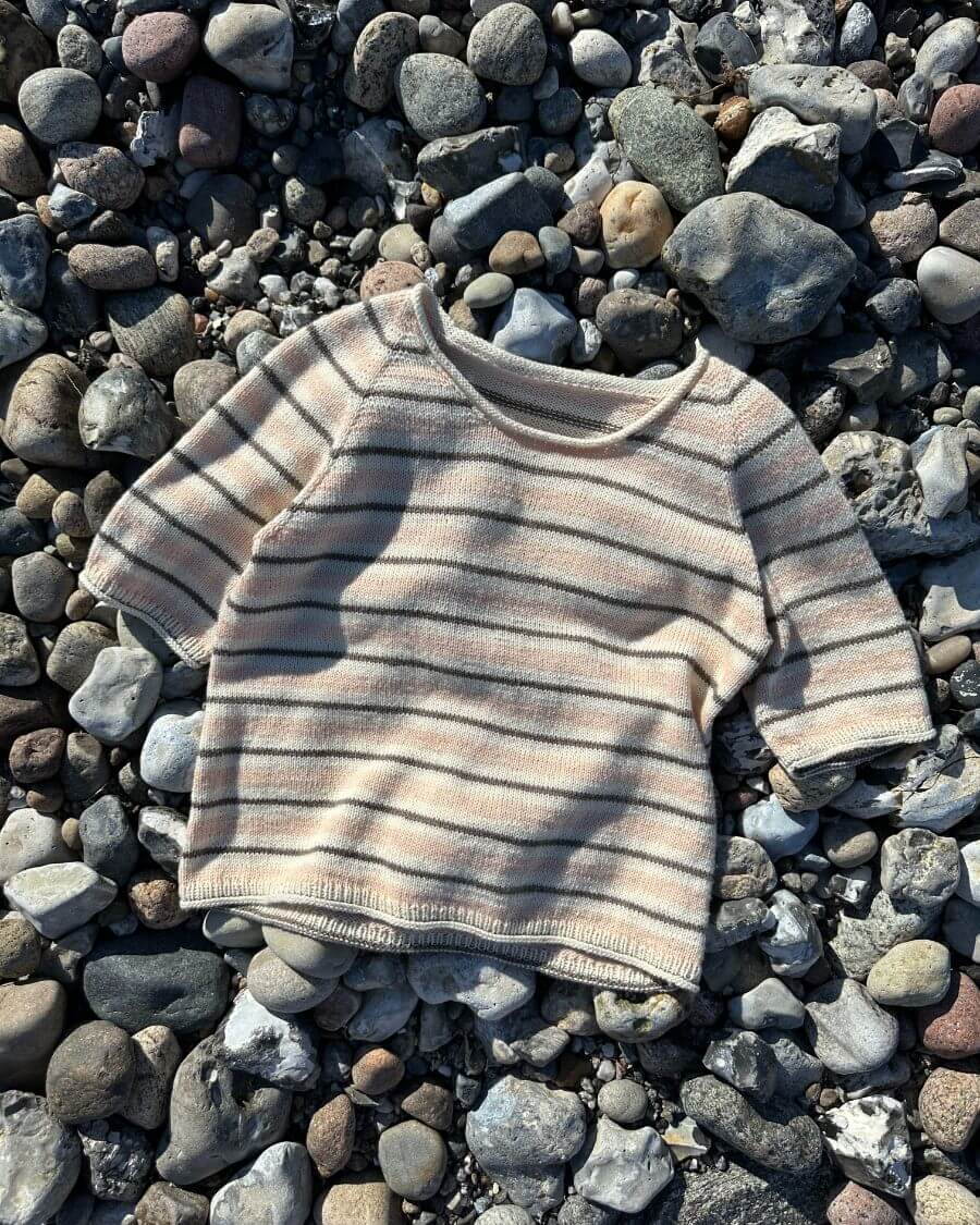 Amélie Tee garnkit - 3 stribe farver [Merci]